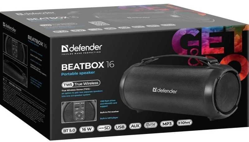 Defender Nešiojama kolonėlė Bluetooth BEATBOX 16W