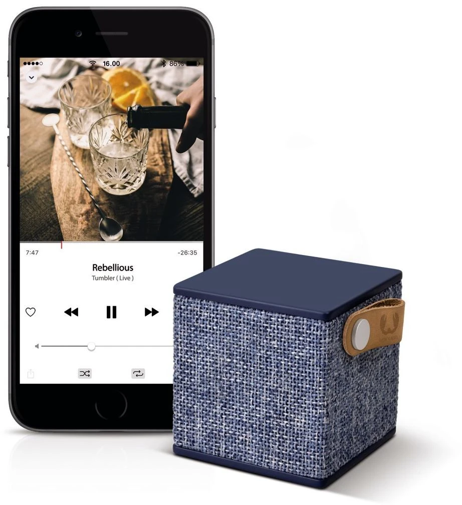 Fresh'n Rebel Bluetooth kolonėlė Rockbox Cube Fabriq Edition