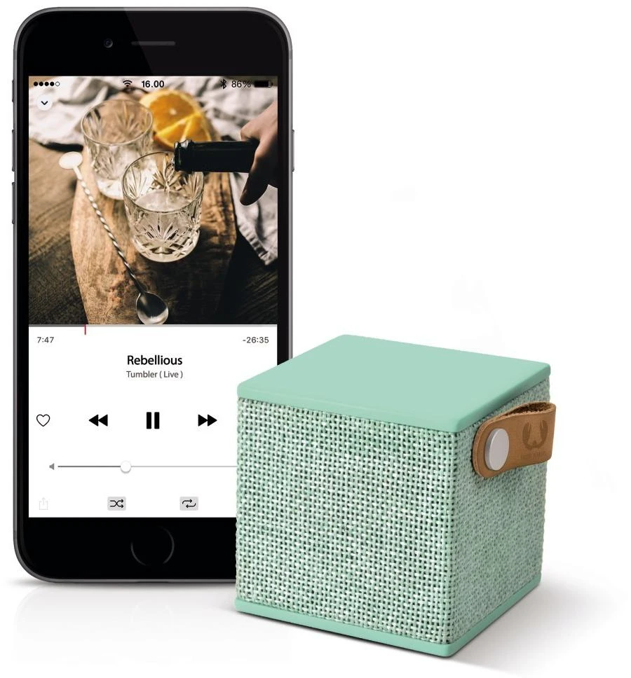 Fresh'n Rebel Bluetooth kolonėlė Rockbox Cube Fabriq Edition