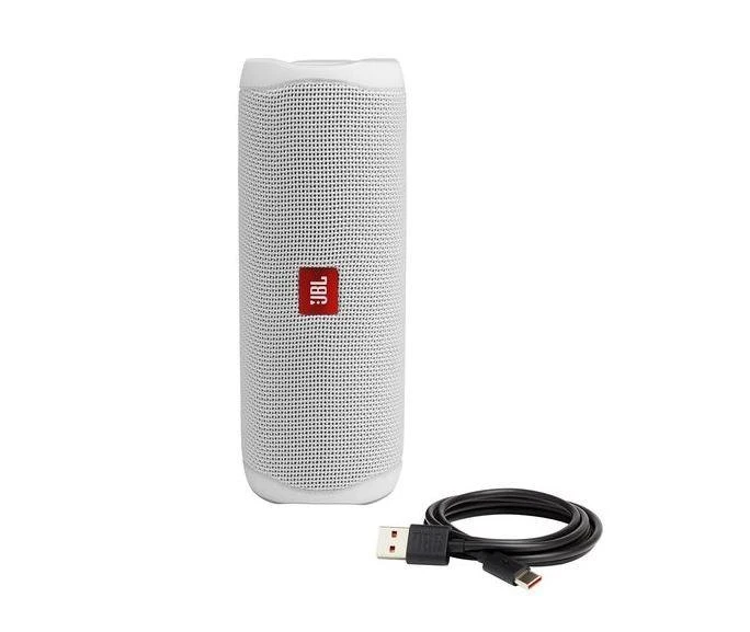 Nešiojama kolonėlė JBL Flip 5 (Balta)