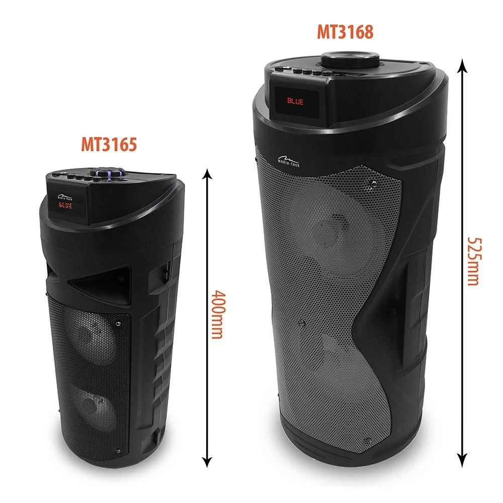 Nešiojama kolonėlė Media-Tech PARTYBOX KEG BT MT3165, 30W RMS, Bluetooth, Karaoke, USB, MicroSD, FM Radijas, AUX, su distanciniu pultu
