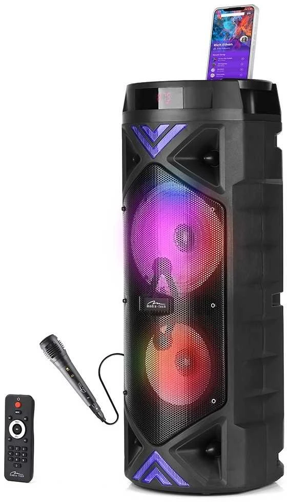 Bluetooth Garsiakalbis - Media-Tech MT3182 1400W FM Radijas Juodas