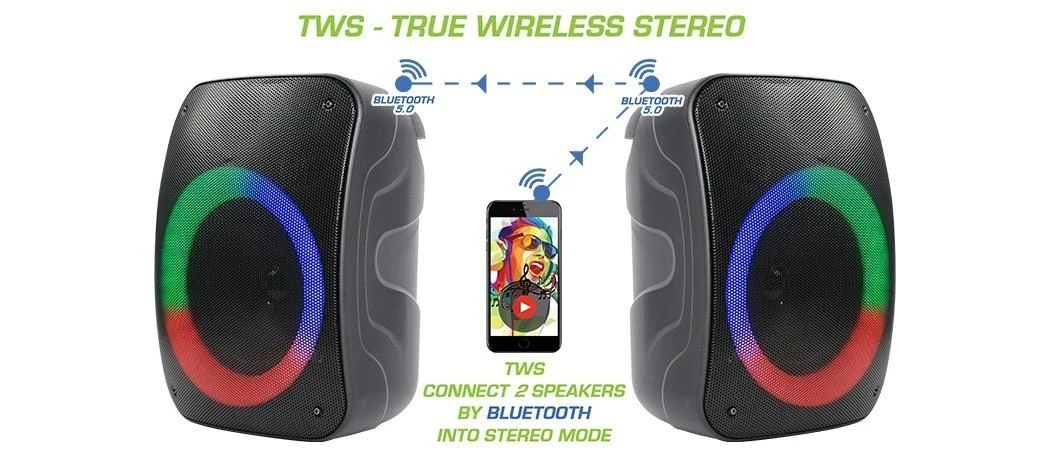 Rebeltec Bluetooth garsiakalbis STAGE 300 juodas