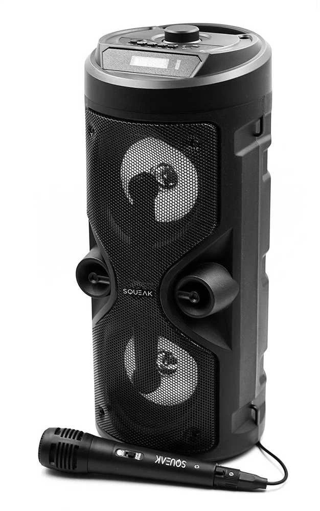 Karaokės Garsiakalbis - Squeak SQ1004 Bluetooth 5.0 Nešiojamas Juodas