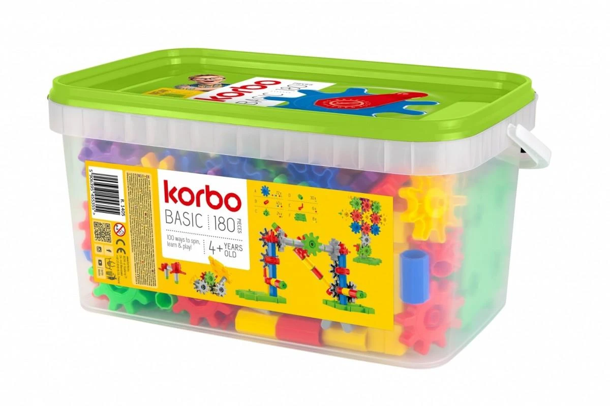 Korbo Basic kaladėlės 180 vnt