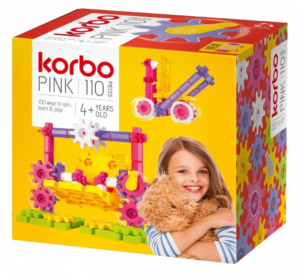 Korbo 1406 Klocki Rožinė 110