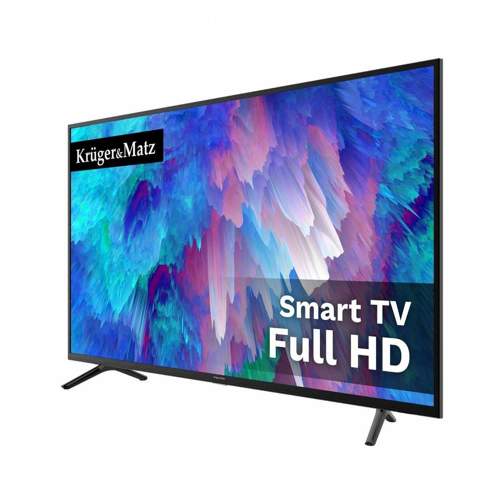 Kruger & Matz 32" HD išmanusis televizorius DVB-T2/S2 H.265 HEVC