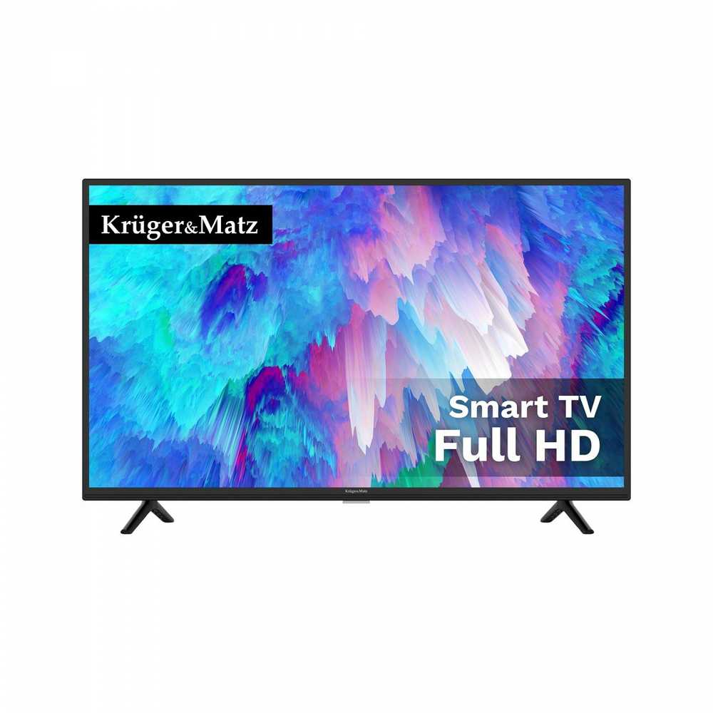 Kruger & Matz 32" HD išmanusis televizorius DVB-T2/S2 H.265 HEVC