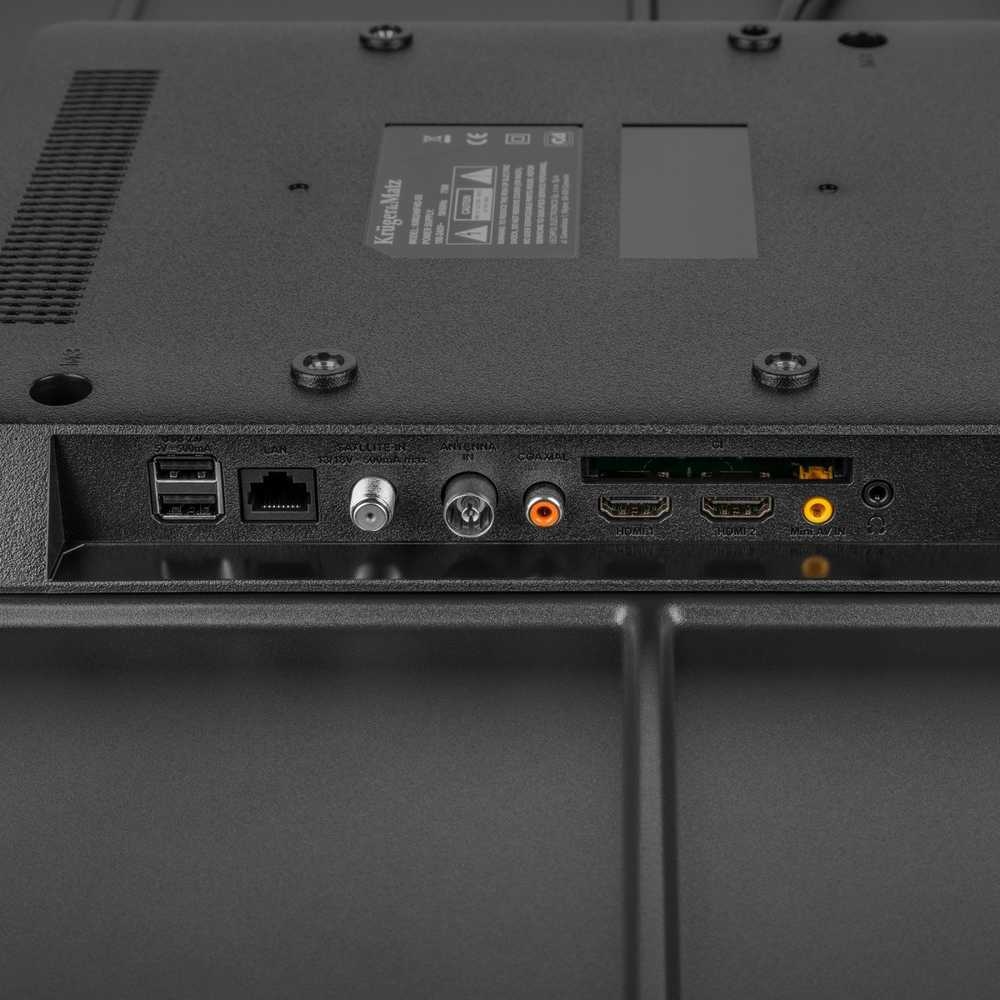 Kruger & Matz 32" HD išmanusis televizorius DVB-T2/S2 H.265 HEVC