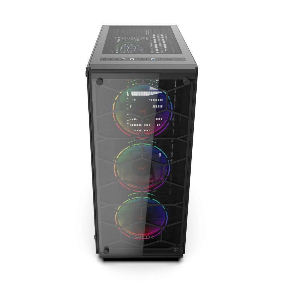 Korpusas KRUX Leda KRX0007, juodas