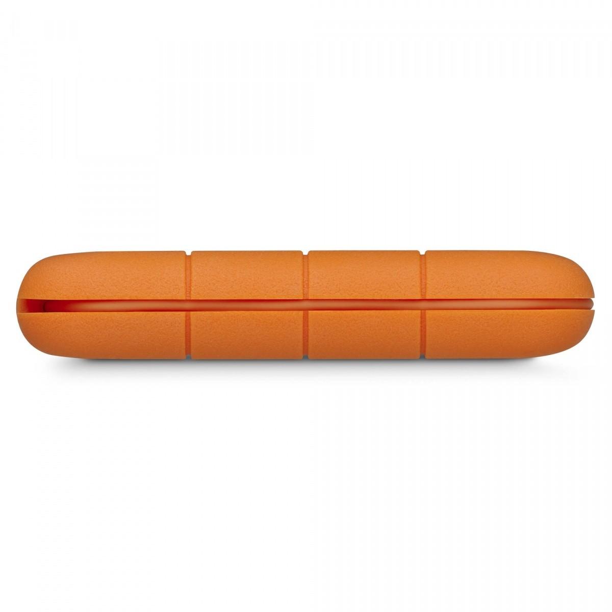 „LaCie Rugged Secure 2 TB“, išorinis kietasis diskas - baltas/oranžinis, USB-C 3.2 Gen 1 (5 Gbit/s)