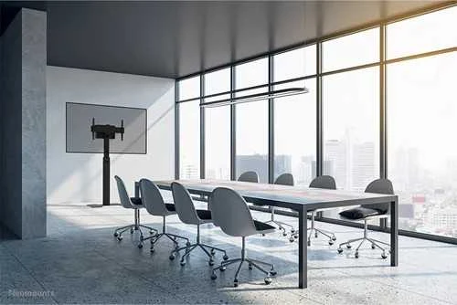 Laikiklis NEOMOUNTS MOVE UP DISPLAY FLOOR STAND (32-75") SOLID STEEL FLOOR PLATE