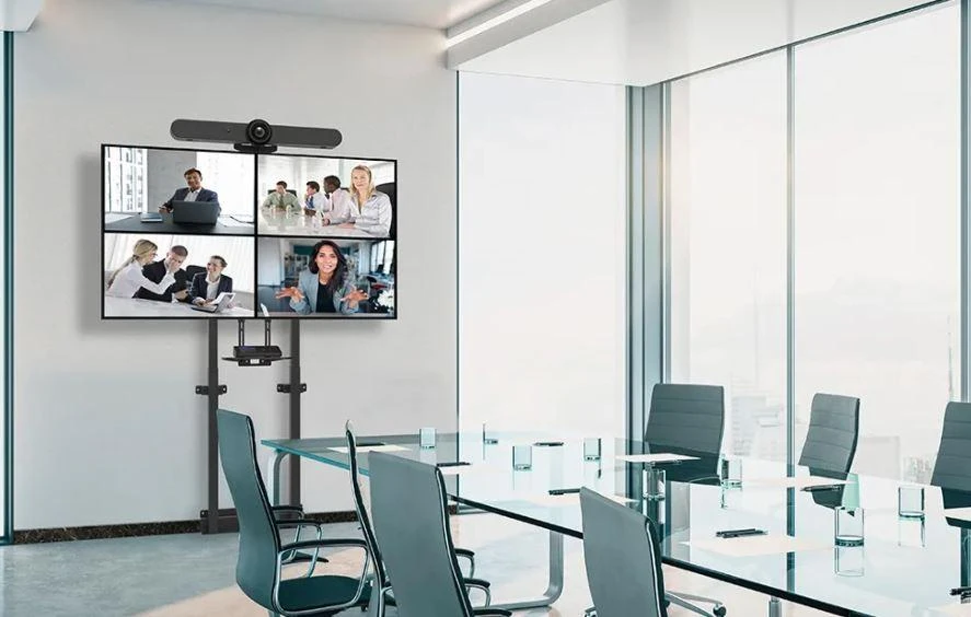 Laikiklis „NEOMOUNTS SELECT“ VIDEO RINKINYS, KAMEROS IR AV LENTYNA (ĮSKAITANT „LOGITECH RALLY BAR“ (MINI) ADAPTERĮ, SKIRTĄ FL55-875BL1)