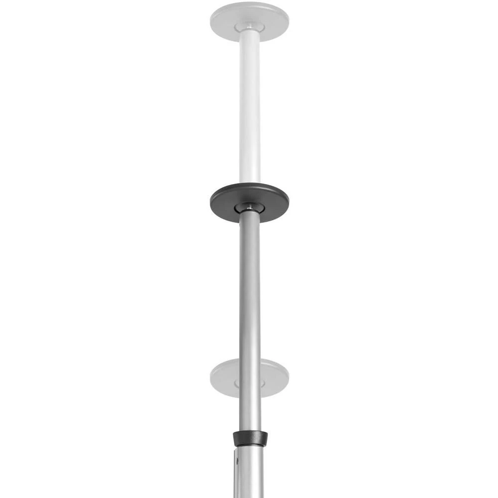 Laikiklis Techly ICA-TR32 grindų stovas plokštiesiems ekranams 177,8 cm (70") Grindų stovas su fiksuota plokštuma Juoda, Pilka