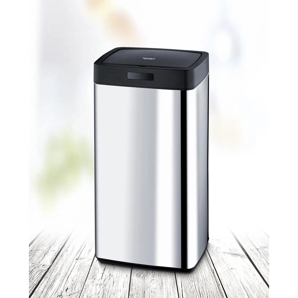 Šiukšliadėžė Lamart Sensor bekontaktis 45L, nerūdijantis plienas (LT8044)