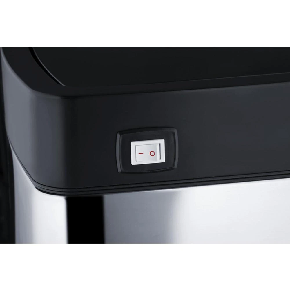 Šiukšliadėžė Lamart Sensor bekontaktis 45L, nerūdijantis plienas (LT8044)