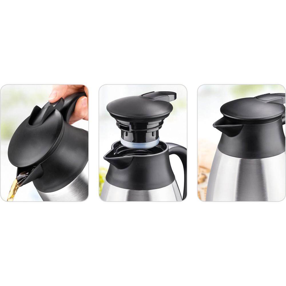LAMART Table termosas - ąsotis, stiklinis įdėklas, 1.5 l