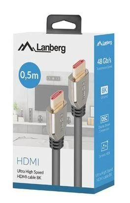 Lanberg HDMI 0.5m 8K laido pakuotė