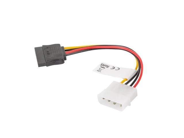 LANBERG CA-HDSA-10CU-0015 maitinimo kabelis MOLEX F ->SATA M 15cm