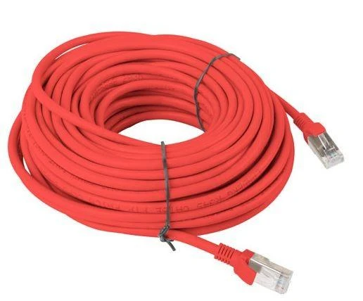 LANBERG patchcord kat.5e 30m raudona