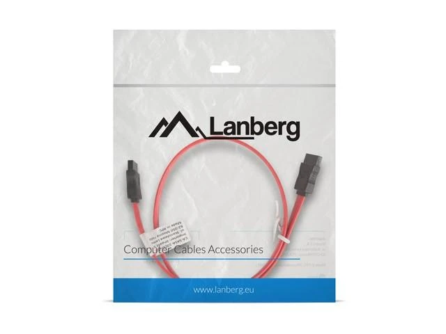 LANBERG CA-SASA-10CU-0050-R kabelis SATA Data III 6 Gb/s 50cm