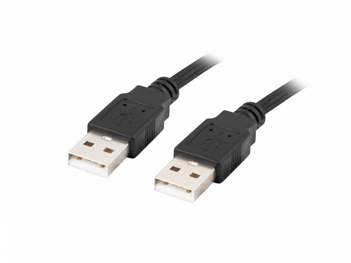 LANBERG cable USB-A M/M 2.0 1.8m juodas
