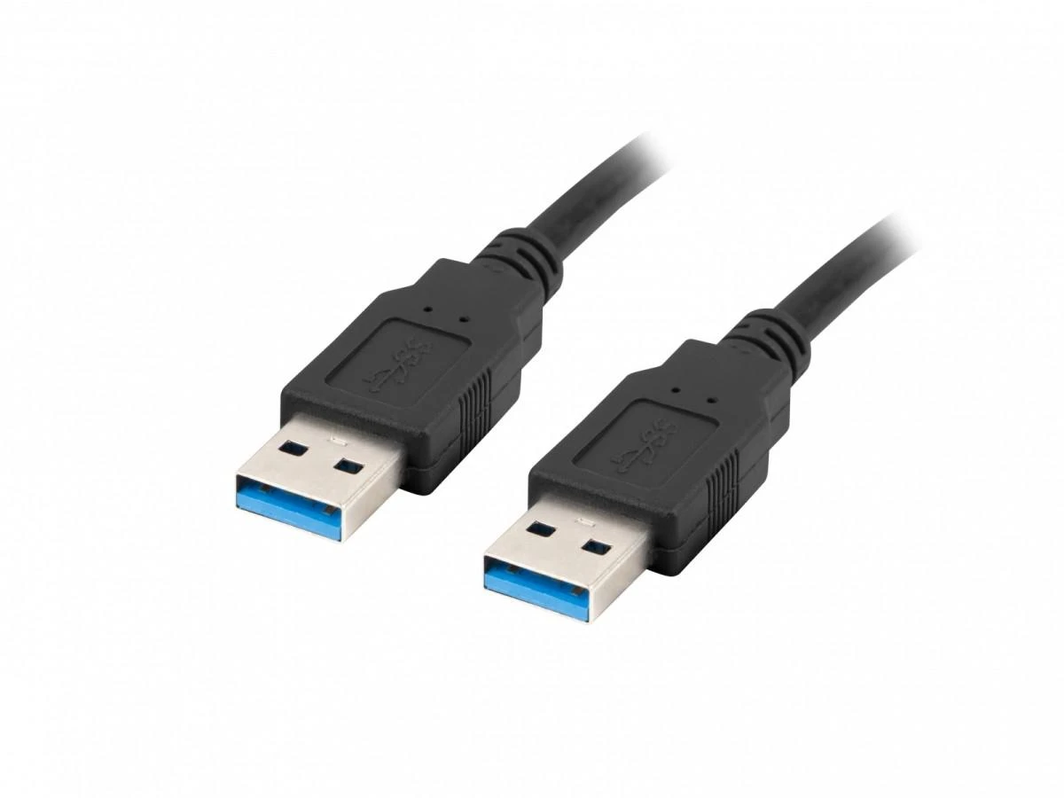 LANBERG cable USB-A M/M 3.0 0.5m juodas