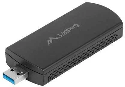 Lanberg belaidė kortelė jungiama ir tinklas WiFi USB 3.0 AX3000 2 vidinės antenos