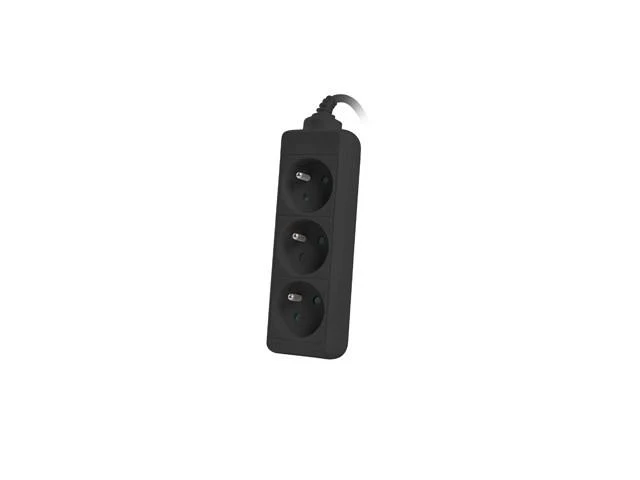 LANBERG PS0-03E-0300-BK 3M Juodas 3X 230V Lanter EXTENSION PL. CABLE FROM FULL COPPER