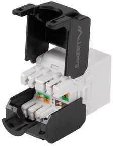 Lanberg Keystone modulio lizdas be įrankių RJ45 kat.6 UTP