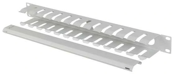 Lanberg kabelių organizatorius 19" 1U su A tipo rutuliniu antgaliu