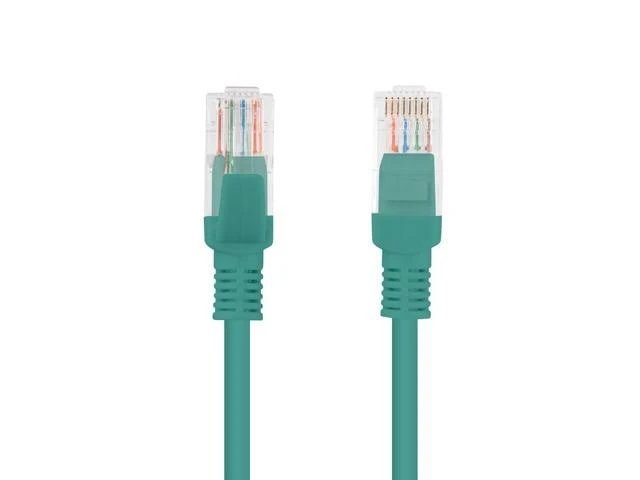 LANBERG PCU5-10CC-0025-G Patchcord RJ45 kat. 5e UTP 0,25m žalias