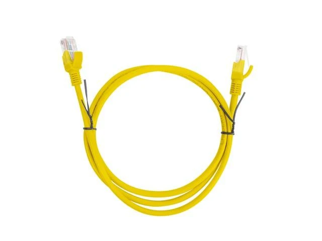 LANBERG PCU5-10CC-0100-Y Patchcord RJ45 kat. 5e UTP 1m geltona