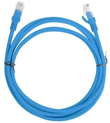 LANBERG PCU5-10CC-0200-B Patchcord RJ45 kat. 5e UTP 2m mėlyna