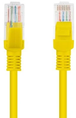 Lanberg Komutacinis laidas CAT5E UTP 3M geltonas