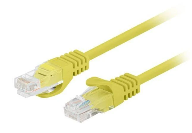 Lanberg 10-Pack Patchcord kat.5e UTP 2m geltona Fluke Passed