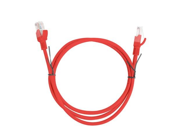 LANBERG PCU6-10CC-0100-R Lanberg Patchcord RJ45 kat. 6 UTP 1m raudona