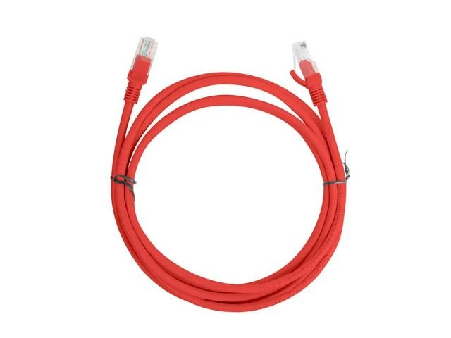 LANBERG PCU6-10CC-0200-R Patchcord RJ45 kat. 6 UTP 2m raudona