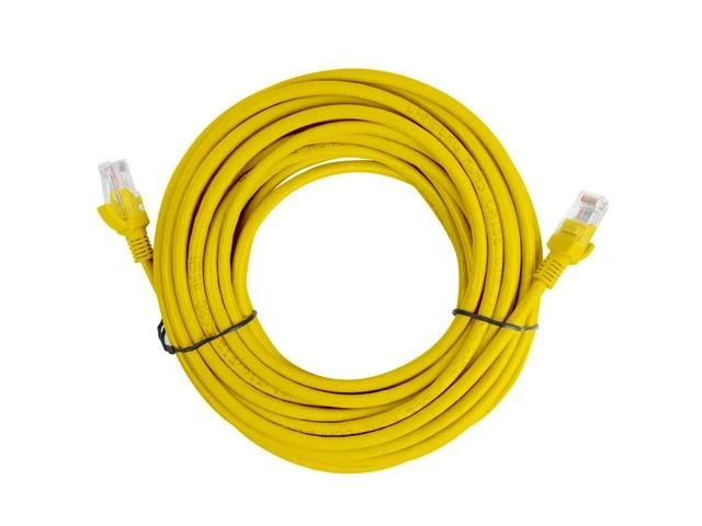 LANBERG PCU6-10CC-0500-Y Patchcord RJ45 kat. 6 UTP 5m geltona