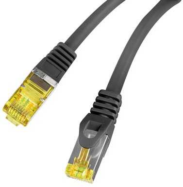 LANBERG 6A kategorijos tinklo kabelis S/FTP LSZH CU 5 m juodas, Fluke patvirtintas