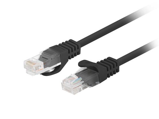 LANBERG Patchcord Cat.6 UTP 7.5m juodas