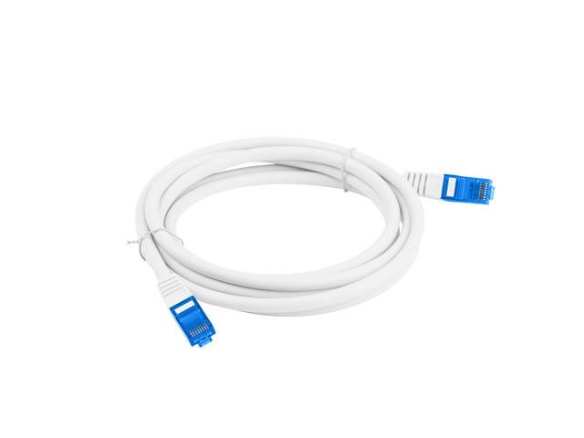 LANBERG patchcord kat.6A FTP LSZH CCA 10m baltas