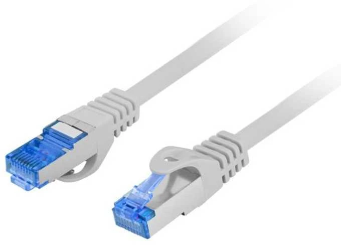 LANBERG patchcord cat.6A FTP LSZH CCA 10m pilkas