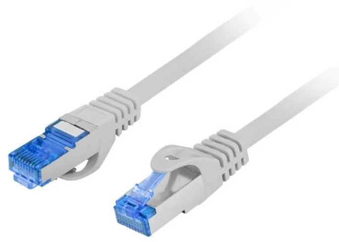LANBERG patchcord kat.6A FTP LSZH CCA 1.5m pilkas
