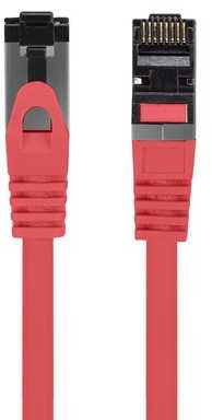 Lanberg Patchcord S/FTP kat.8.1 0,5m LSZH CU fluke passed raudona