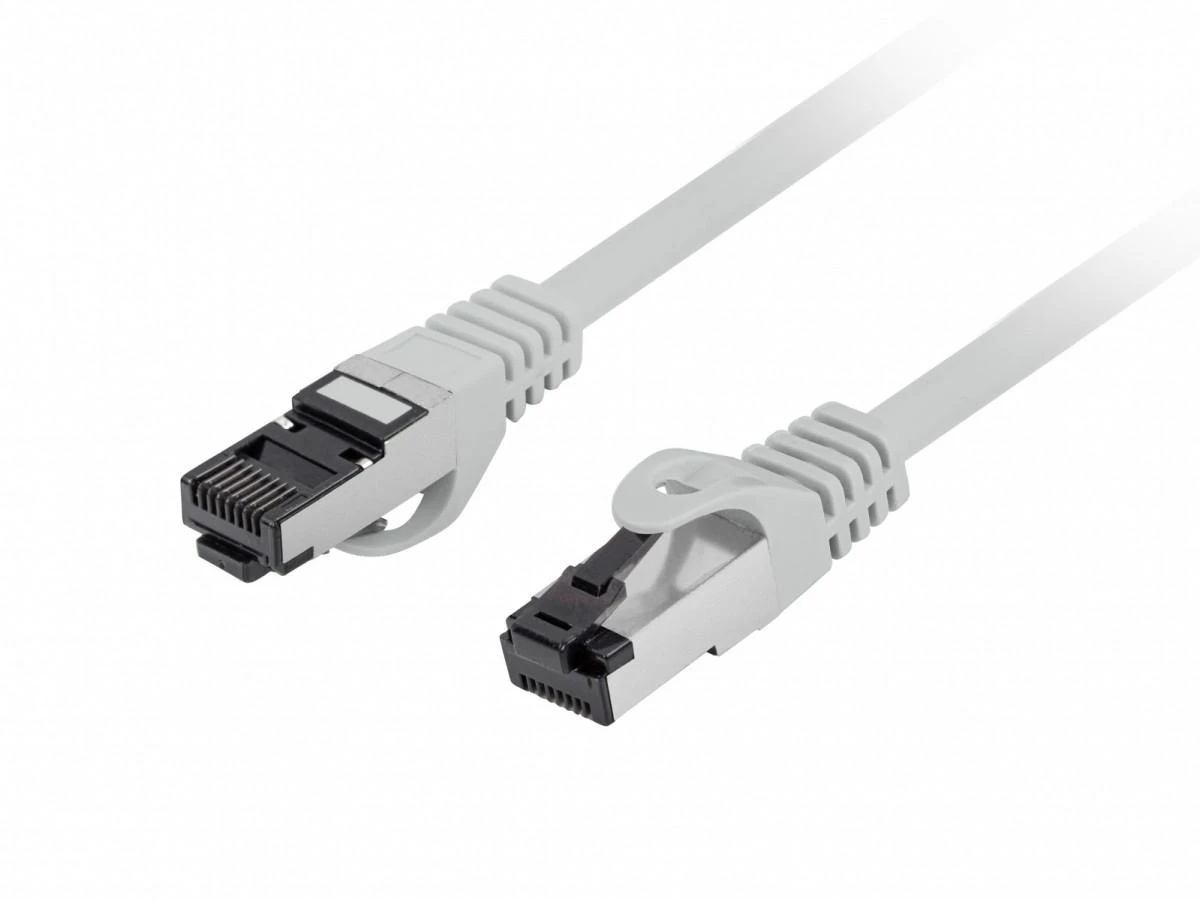 LANBERG patchcord cat.8.1 S/FTP LSZH CU 5m pilkas