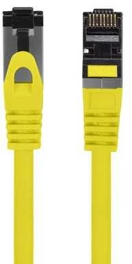 PATCHCORD KAT.8.1 S/FTP LSZH CU 0.25M Geltonas FLUKE PASSED LANBERG