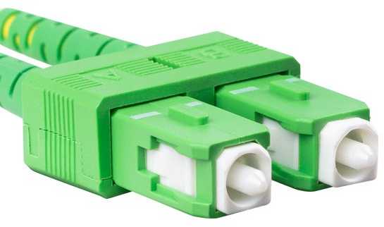 FIBER OPTIC PATCHCORD SM SC/APC-LC/APC DUPLEX 3.0MM LSZH G657A1 1M Geltonas LANBERG
