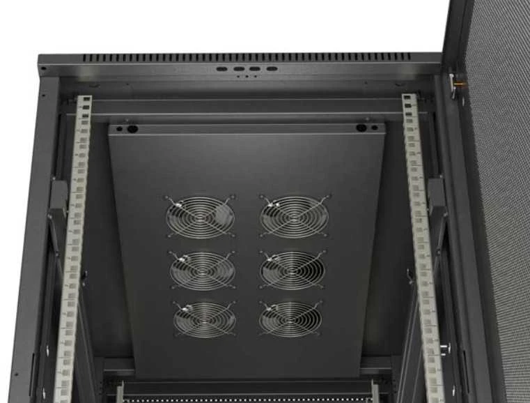 Lanberg FF01 22U 600x1000mm pastatoma serverio spintelė - 19'' - juoda - FF01-6022-23B