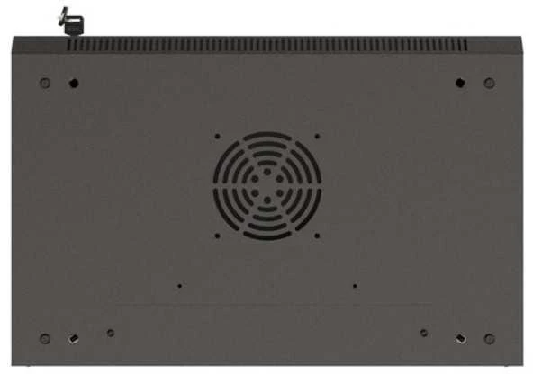 Lanberg prie sienos montuojama rack spintelė 19" 4U 540x350 juodos stiklinės durys